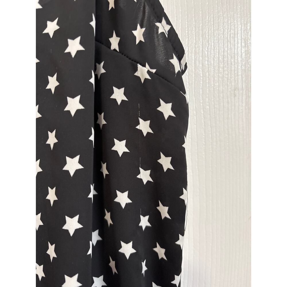 L’Academie Black and White Star Print Spaghetti Strap Cami Tank Revolve Size S - Picture 6 of 10